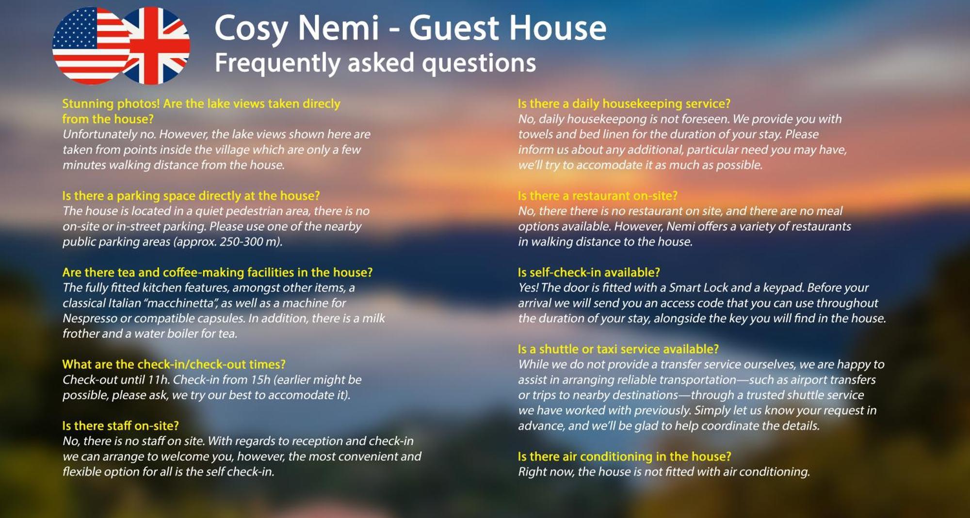 Cosy Nemi - Guest House Exterior foto