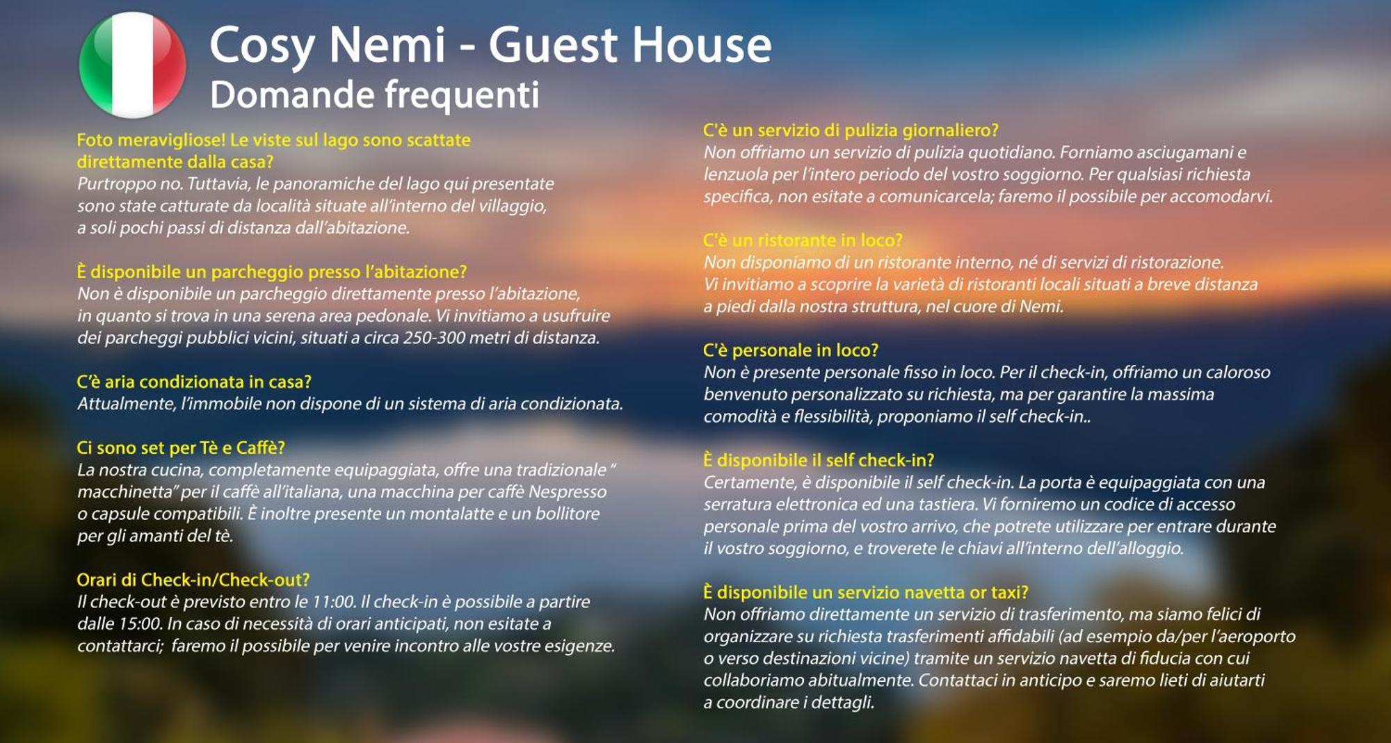 Cosy Nemi - Guest House Exterior foto